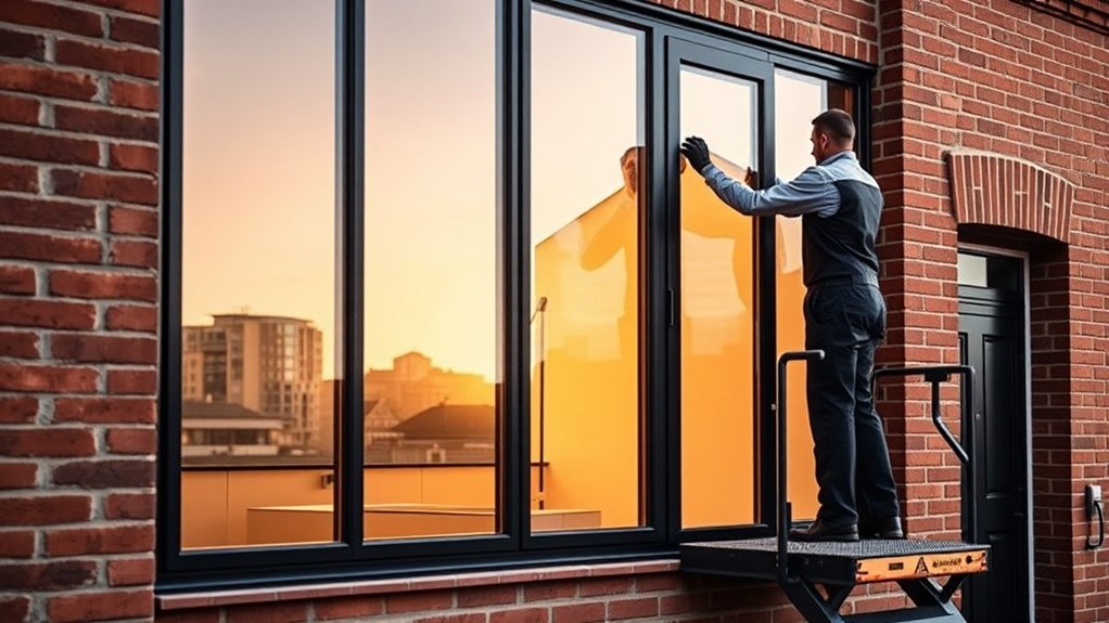 Glazier in Queen Mary's Place