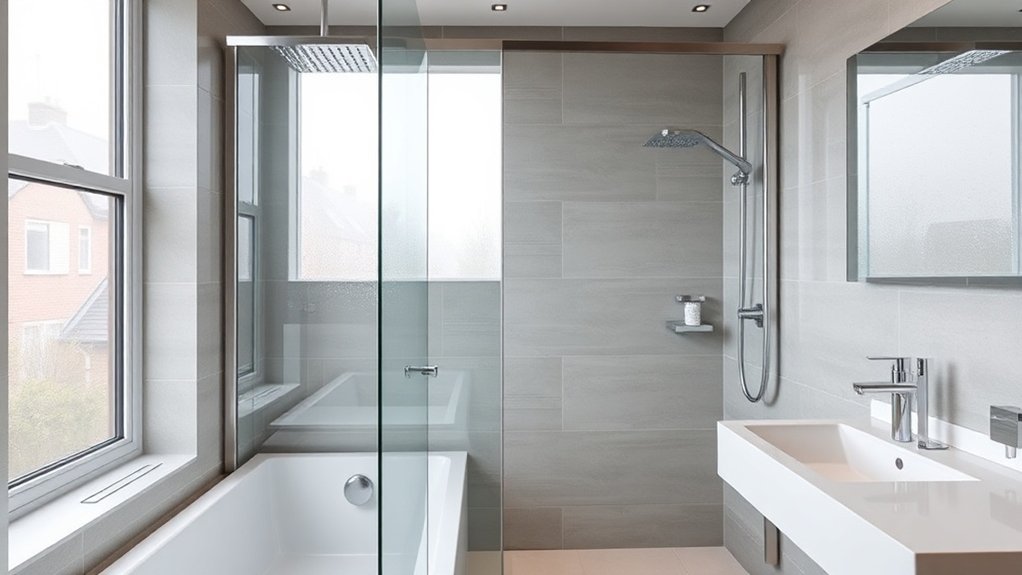 Semi-Frameless Shower Screens Roehampton